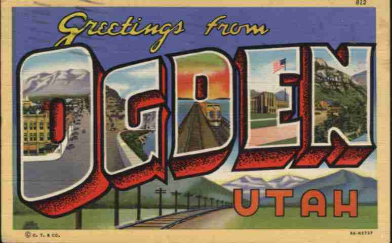 Utah post card